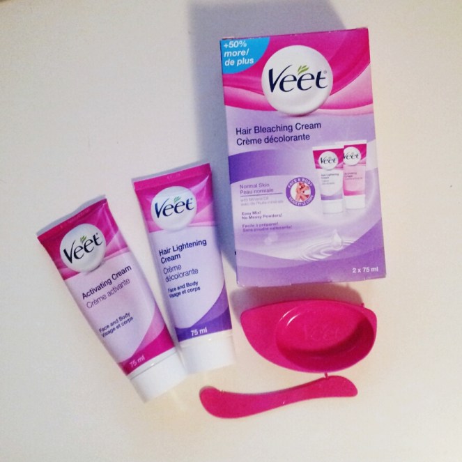 Veet décoloration
